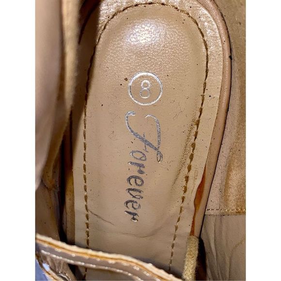 Women’s Forever Vivian Open Toe Lace Up Heels - Picture 12 of 15